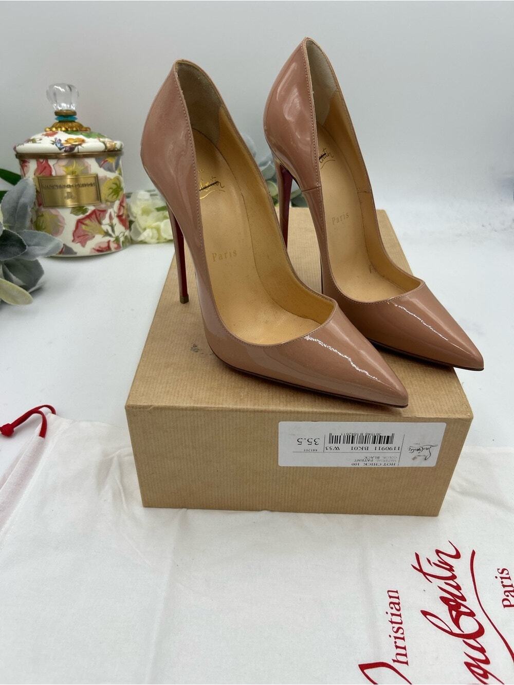 Women's Christian Louboutin so Kate 120 heels size 36.5 made in Italy